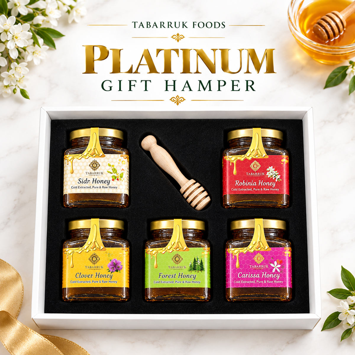 Gift Hamper - Five 250g Honey Varieties